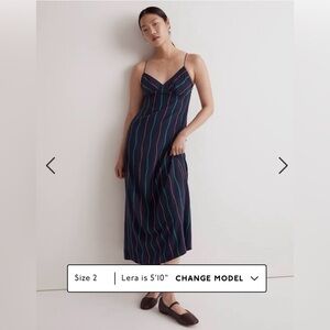 Madewell Layton Midi Slip Dress NWT